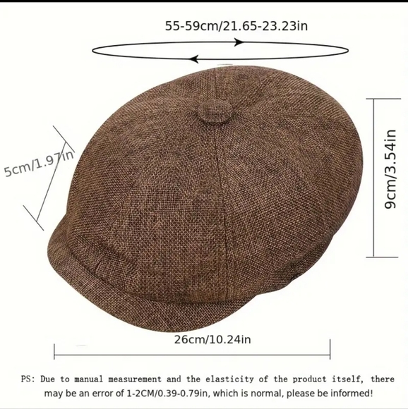 🆕️Wool Octagonal Beret For Men🧢 - Picture 6 of 7